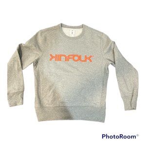 GAP -GQ x KINFOLK Gray Branded Sweatshirt